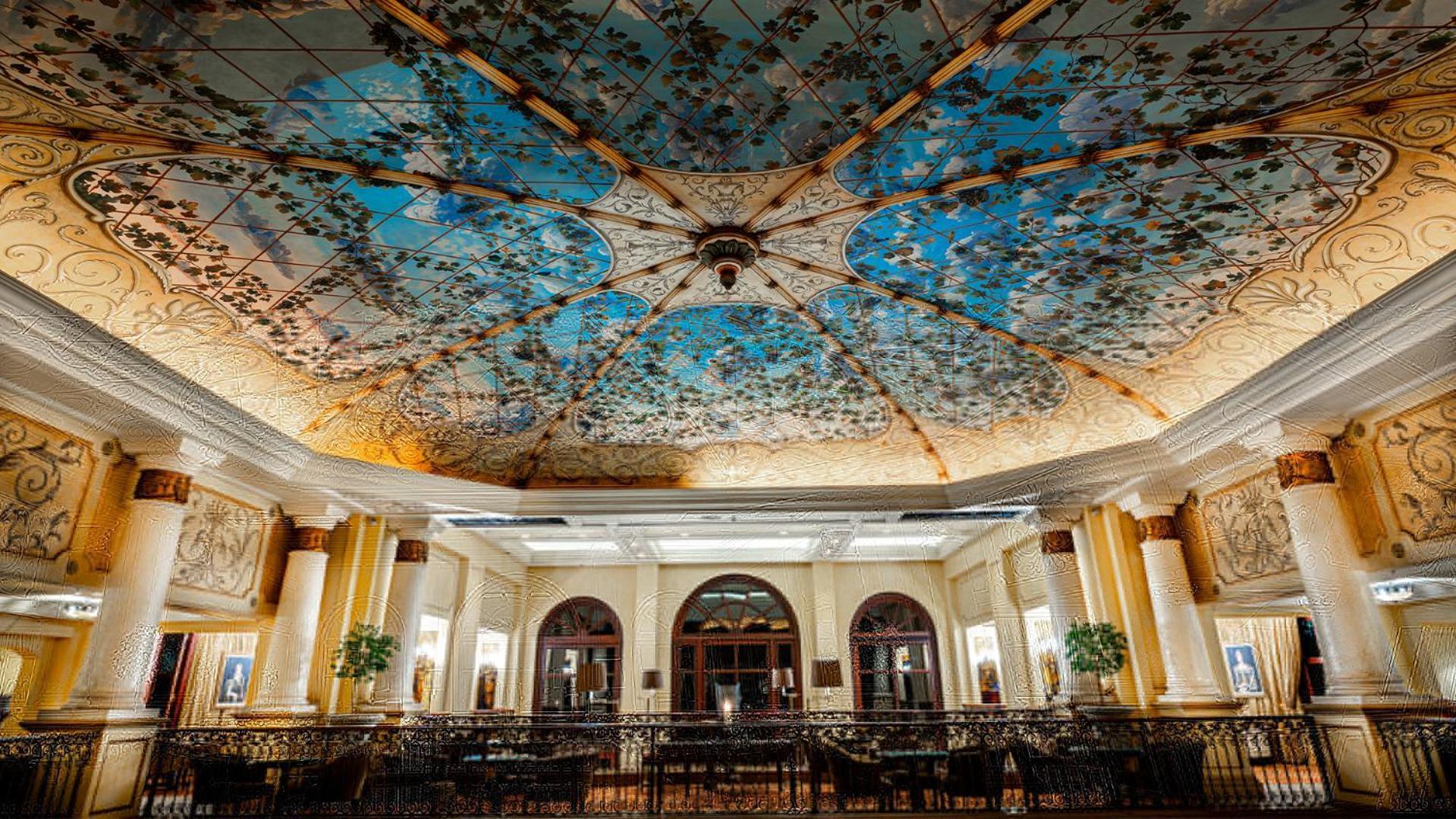 Palazzo Hotel Fourways Eksteriør billede The ceiling of the ballroom